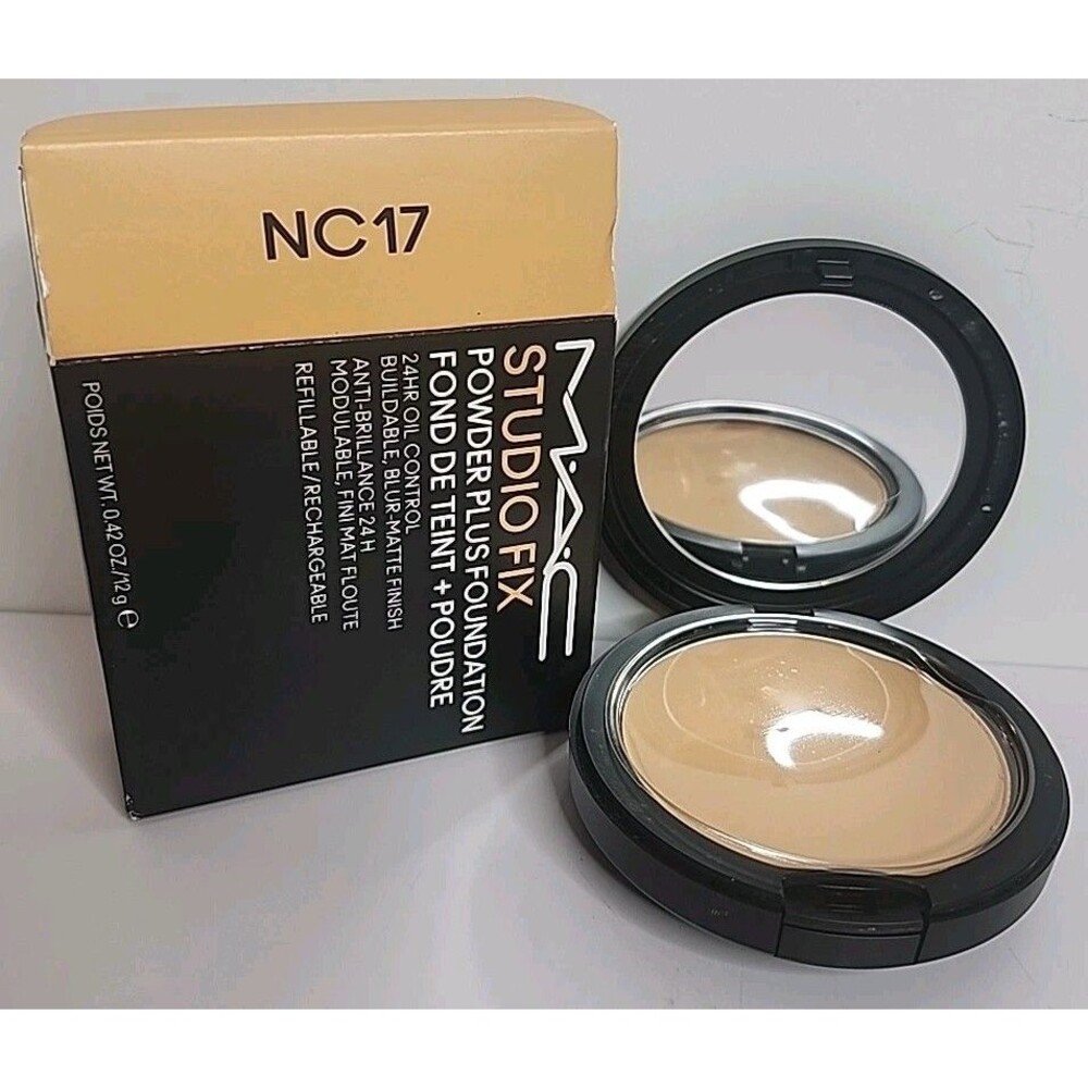 Mac - Studio Fix Powder Plus Foundation Matte Finish- NC17 - NIB - New Packaging